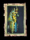 Handmade Egyptian papyrus painting: Tutankhamun - Golden Visage