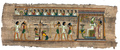 Das Totengericht des Osiris – Authentisches ägyptisches Papyrus-Gemälde