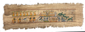 Opfergabe an die Götter und Pharaonen – Authentisches ägyptisches Papyrus-Gemälde