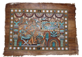 Königspaar am Ufer des Nils – Authentisches ägyptisches Papyrus-Gemälde